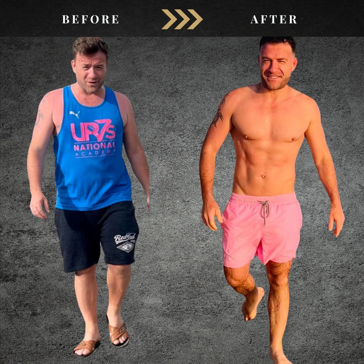 Daniel, before and after